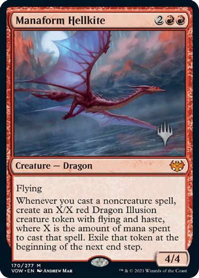 Manaform Hellkite (Promo Pack) [Innistrad: Crimson Vow Promos] | Webway Games