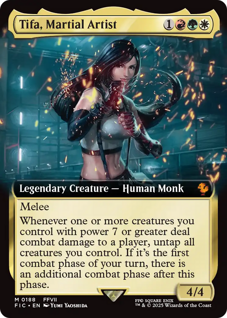 Tifa, Martial Artist (Extended Art) [FINAL FANTASY Commander] | Webway Games