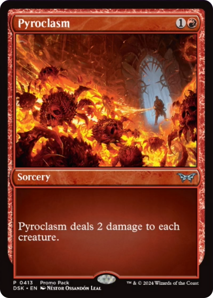 Pyroclasm (Promo Pack) [Duskmourn: House of Horror Promos] | Webway Games