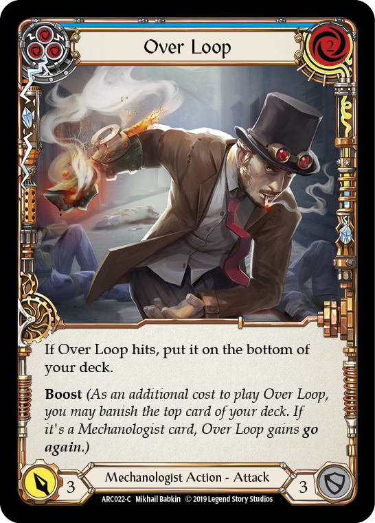 Over Loop (Blue) [ARC022-C] (Arcane Rising)  1st Edition Normal | Webway Games