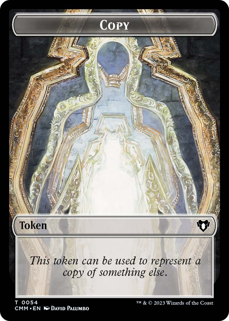 Copy (54) // Human Soldier Double-Sided Token [Commander Masters Tokens] | Webway Games