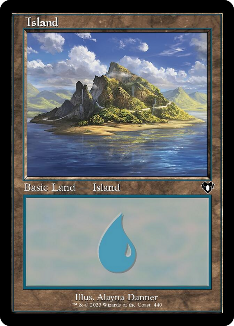 Island (440) (Retro) [Commander Masters] | Webway Games