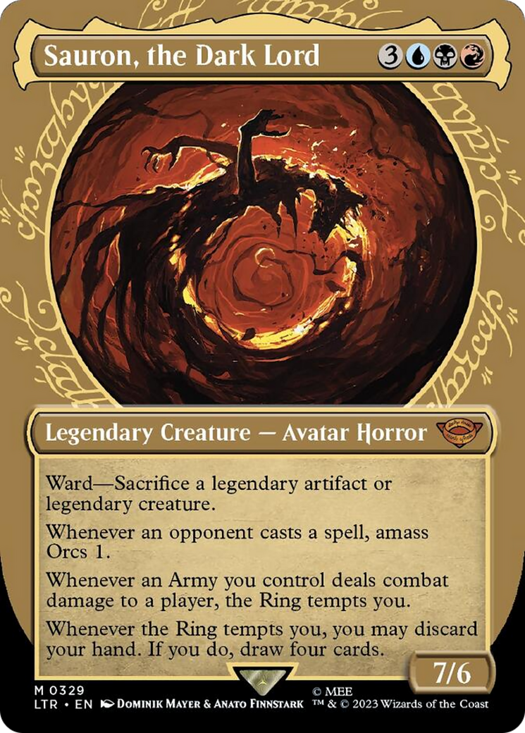 Sauron, the Dark Lord (Showcase Ring Frame) [The Lord of the Rings: Tales of Middle-Earth] | Webway Games