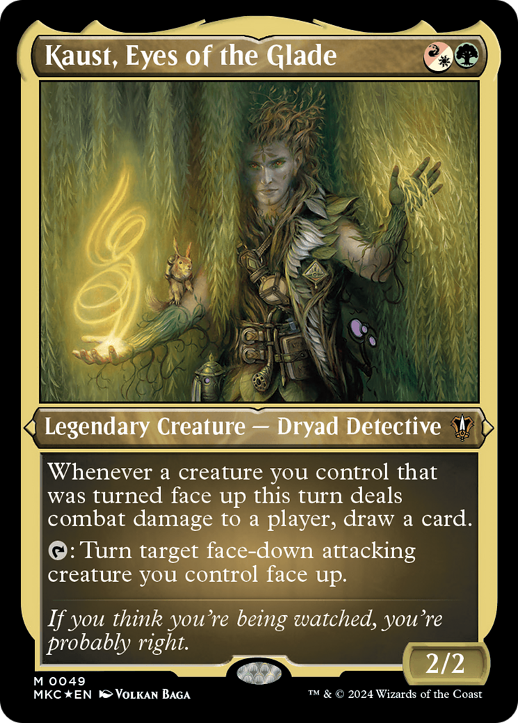 Kaust, Eyes of the Glade (Display Commander) [Murders at Karlov Manor Commander] | Webway Games