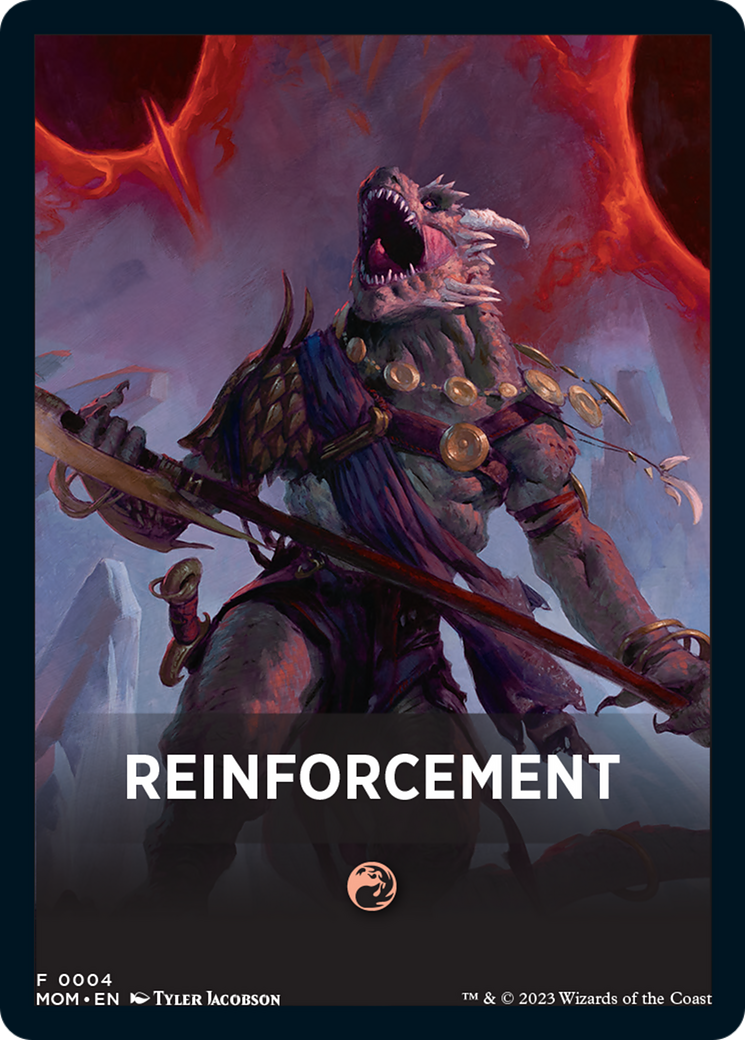 Reinforcement Theme Card [March of the Machine Tokens] | Webway Games