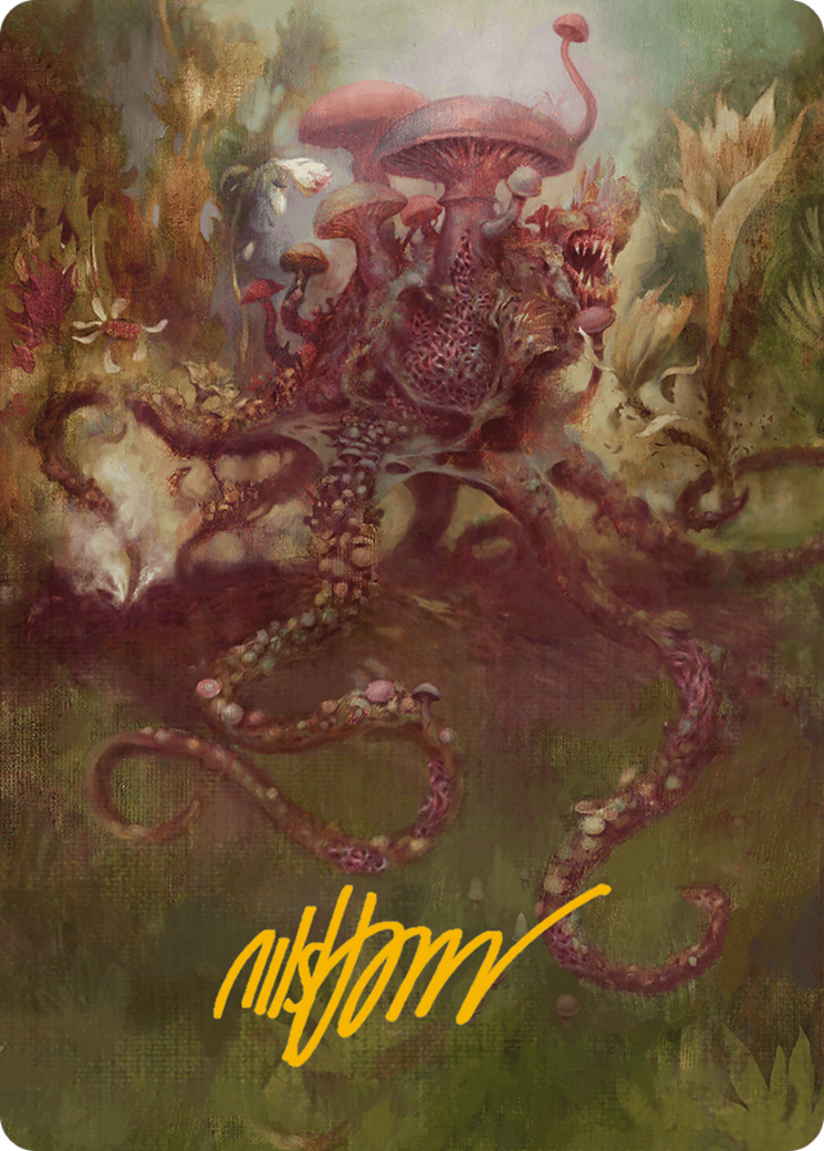 Sowing Mycospawn Art Card (Gold-Stamped Signature) [Modern Horizons 3 Art Series] | Webway Games