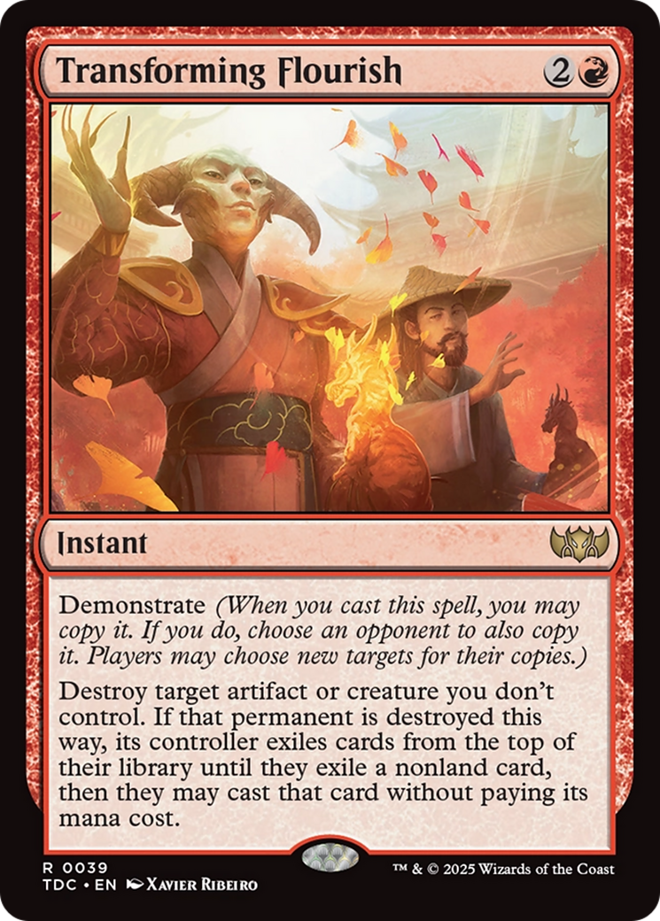 Transforming Flourish [Tarkir: Dragonstorm Commander] | Webway Games
