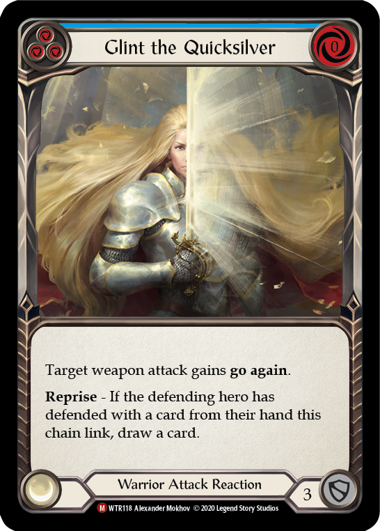 Glint the Quicksilver [U-WTR118] (Welcome to Rathe Unlimited)  Unlimited Rainbow Foil | Webway Games
