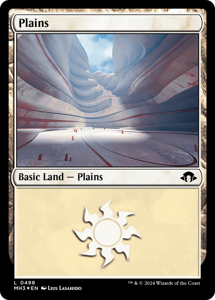 Plains (0498) (Ripple Foil) [Modern Horizons 3] | Webway Games