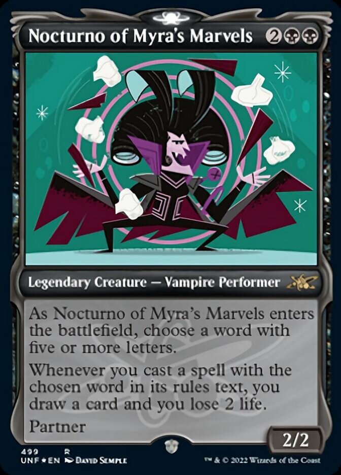 Nocturno of Myra's Marvels (Showcase) (Galaxy Foil) [Unfinity] | Webway Games