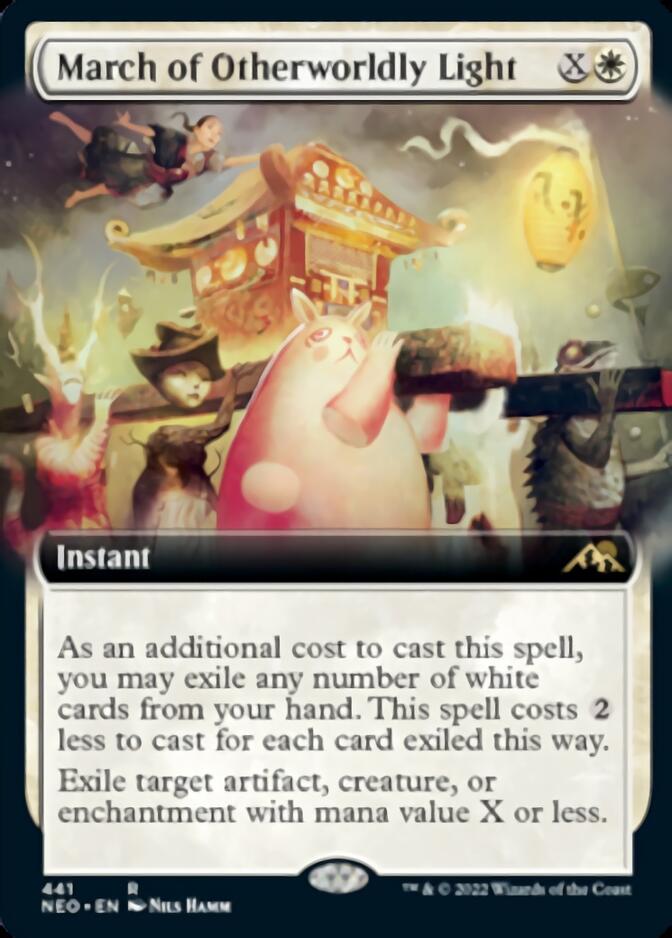March of Otherworldly Light (Extended Art) [Kamigawa: Neon Dynasty] | Webway Games