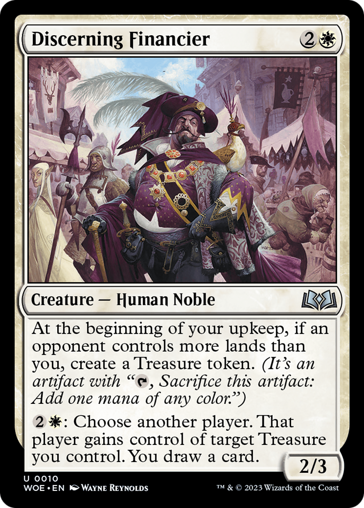Discerning Financier [Wilds of Eldraine] | Webway Games