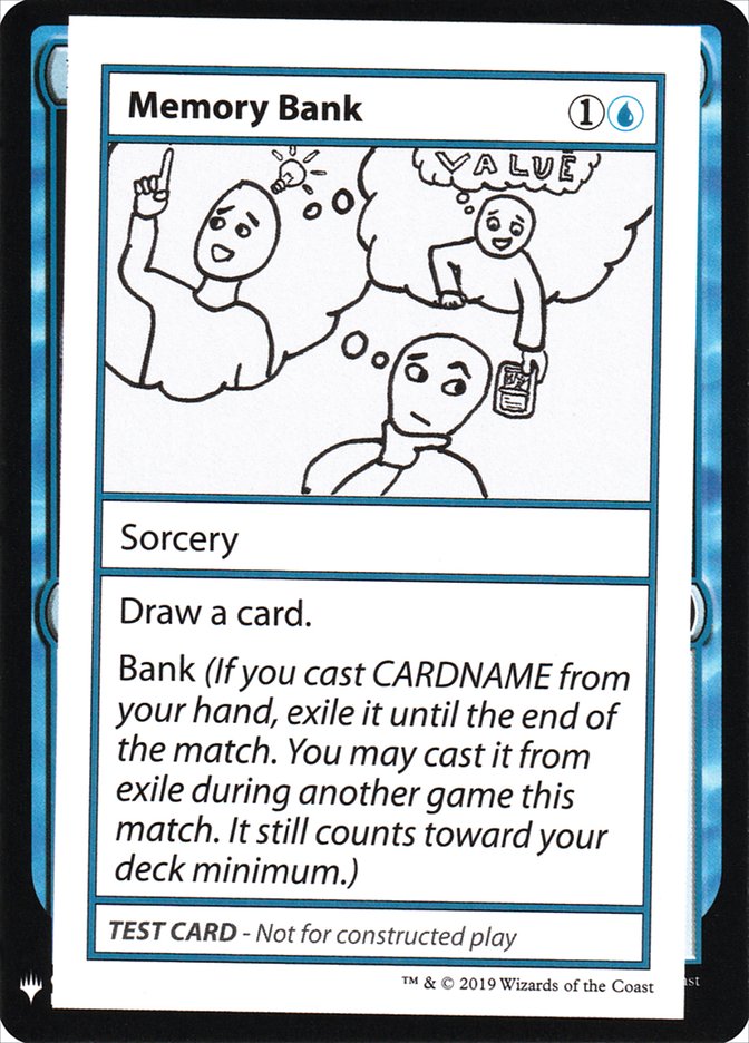 Memory Bank [Mystery Booster Playtest Cards] | Webway Games
