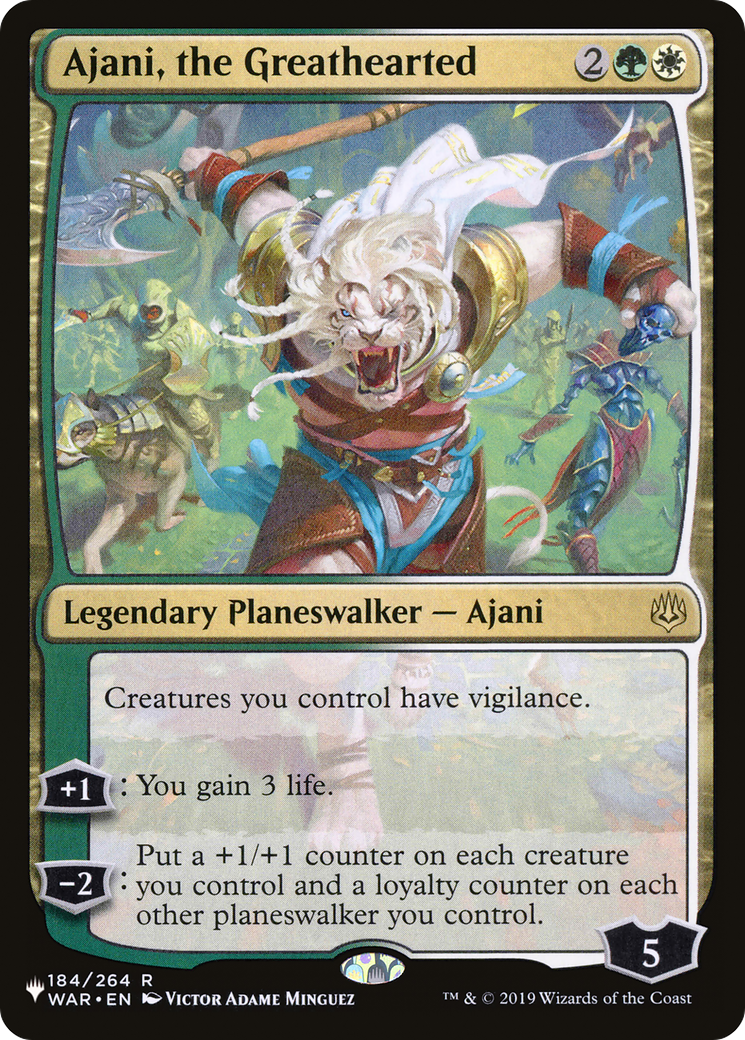 Ajani, the Greathearted [The List] | Webway Games