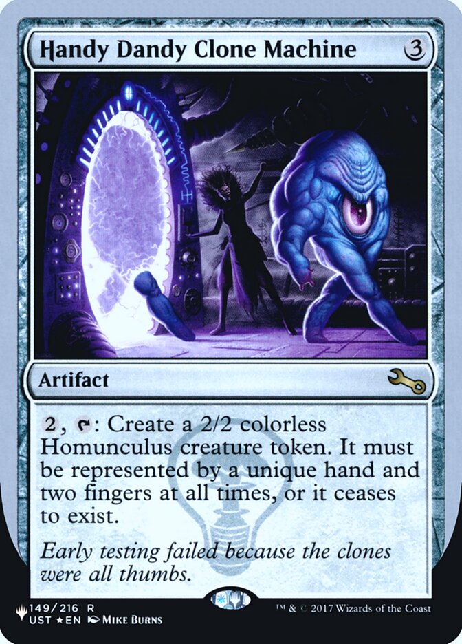 Handy Dandy Clone Machine (Unfinity Foil Edition) [The List] | Webway Games