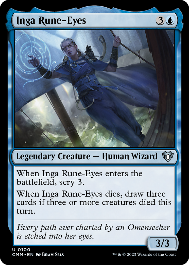 Inga Rune-Eyes [Commander Masters] | Webway Games