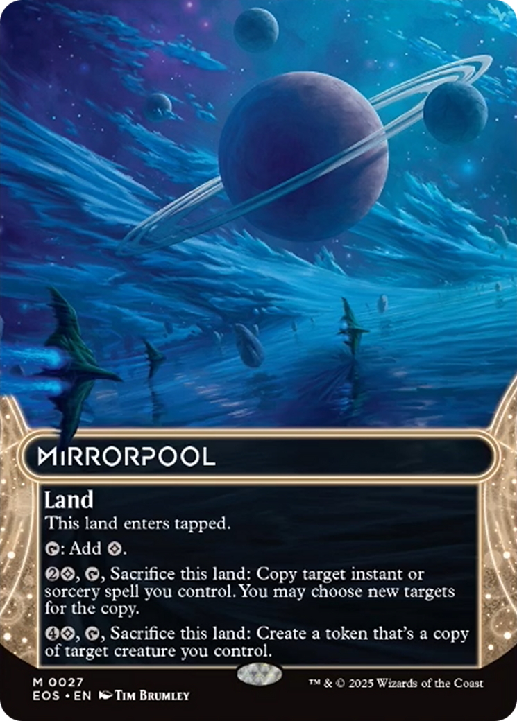 Mirrorpool (0027) (Borderless) [Edge of Eternities: Stellar Sights] | Webway Games