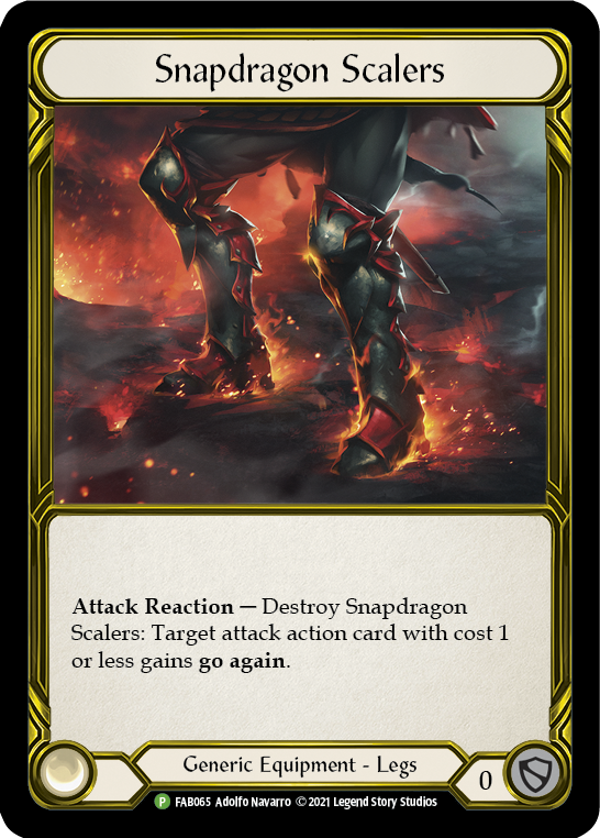 Snapdragon Scalers (Golden) [FAB065] (Promo)  Cold Foil | Webway Games