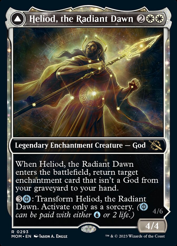 Heliod, the Radiant Dawn // Heliod, the Warped Eclipse (Showcase Planar Booster Fun) [March of the Machine] | Webway Games