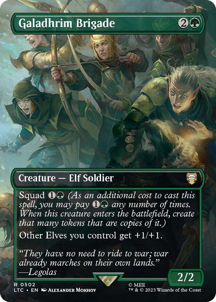 Galadhrim Brigade (Borderless) [The Lord of the Rings: Tales of Middle-Earth Commander] | Webway Games
