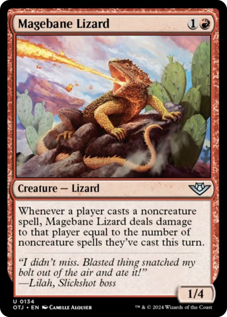 Magebane Lizard [Outlaws of Thunder Junction] | Webway Games