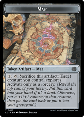 Map // Spirit Double-Sided Token [The Lost Caverns of Ixalan Tokens] | Webway Games