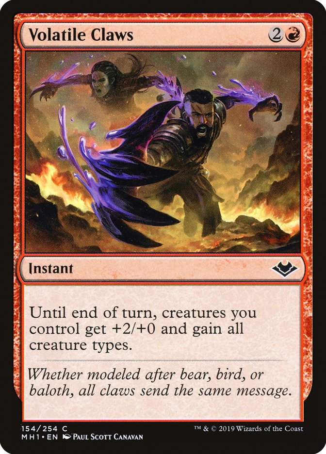 Volatile Claws [Modern Horizons] | Webway Games