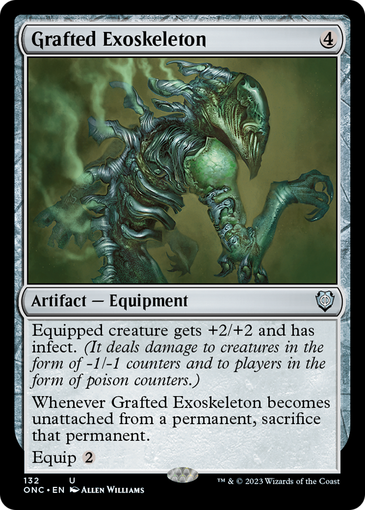 Grafted Exoskeleton [Phyrexia: All Will Be One Commander] | Webway Games