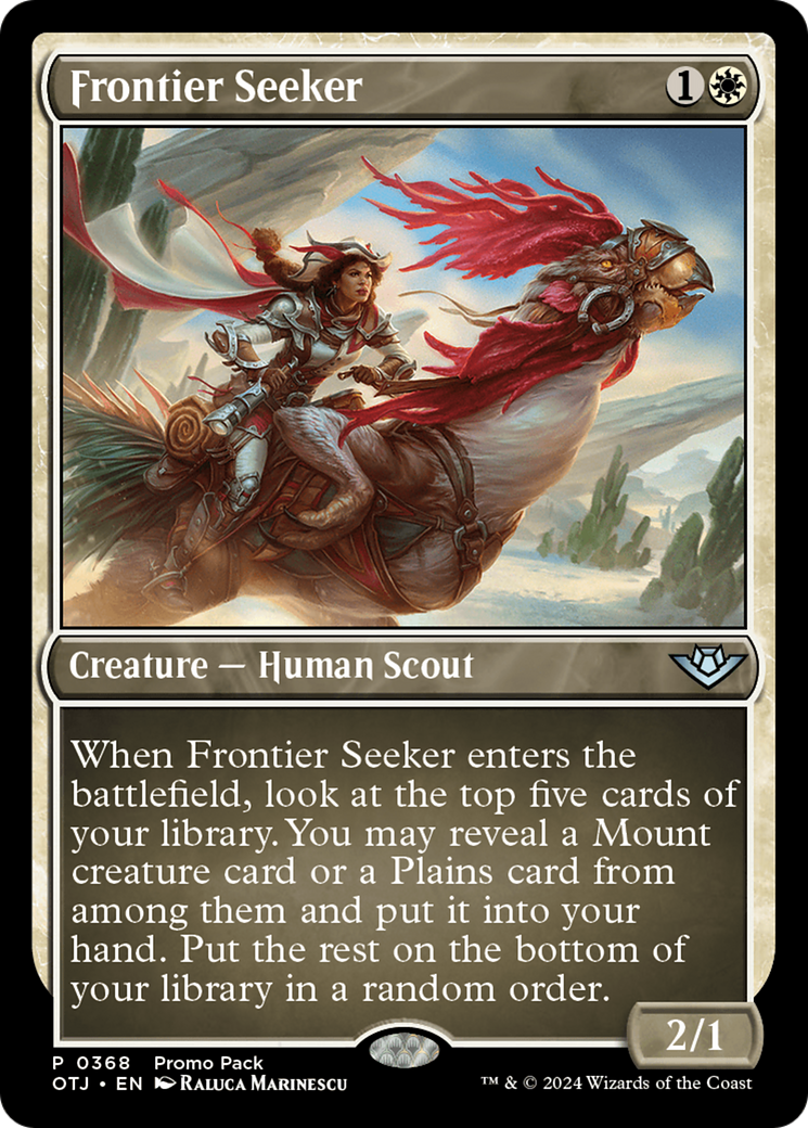 Frontier Seeker (Promo Pack) [Outlaws of Thunder Junction Promos] | Webway Games