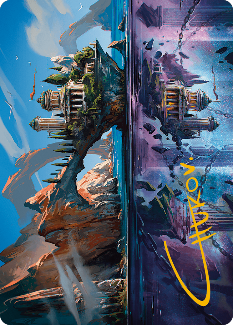 Copy Land Art Card (Gold-Stamped Signature) [Modern Horizons 3 Art Series] | Webway Games