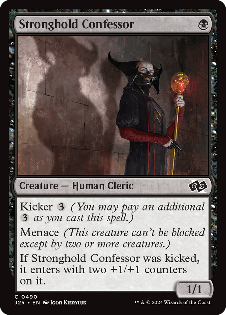 Stronghold Confessor [Foundations Jumpstart] | Webway Games