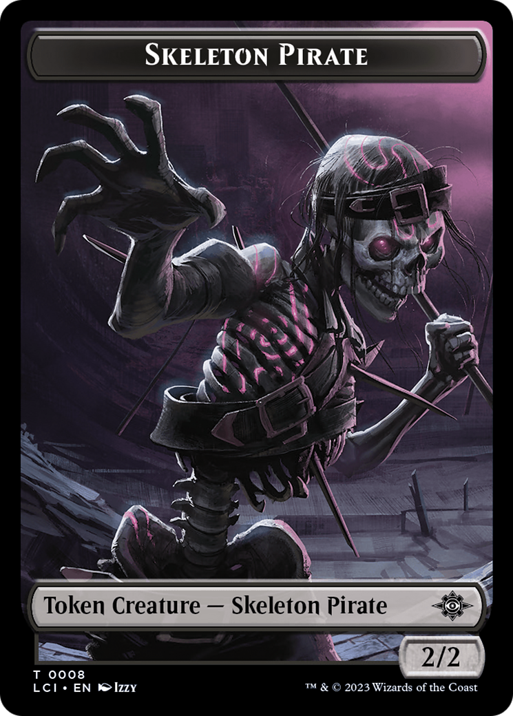 Map // Skeleton Pirate Double-Sided Token [The Lost Caverns of Ixalan Commander Tokens] | Webway Games