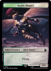 Alien Insect // Mutant Double-Sided Token [Doctor Who Tokens] | Webway Games