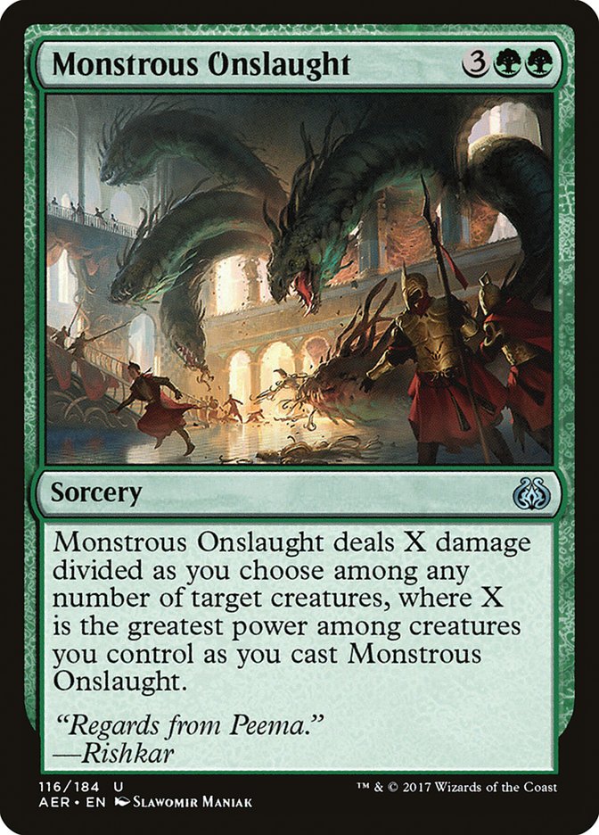 Monstrous Onslaught [Aether Revolt] | Webway Games