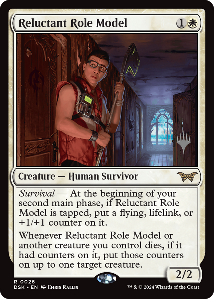 Reluctant Role Model (Promo Pack) [Duskmourn: House of Horror Promos] | Webway Games