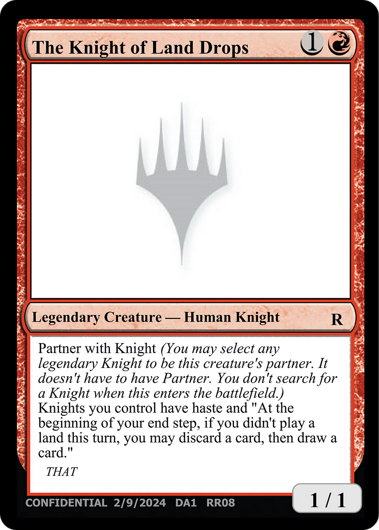 The Knight of Land Drops [Unknown Event] | Webway Games
