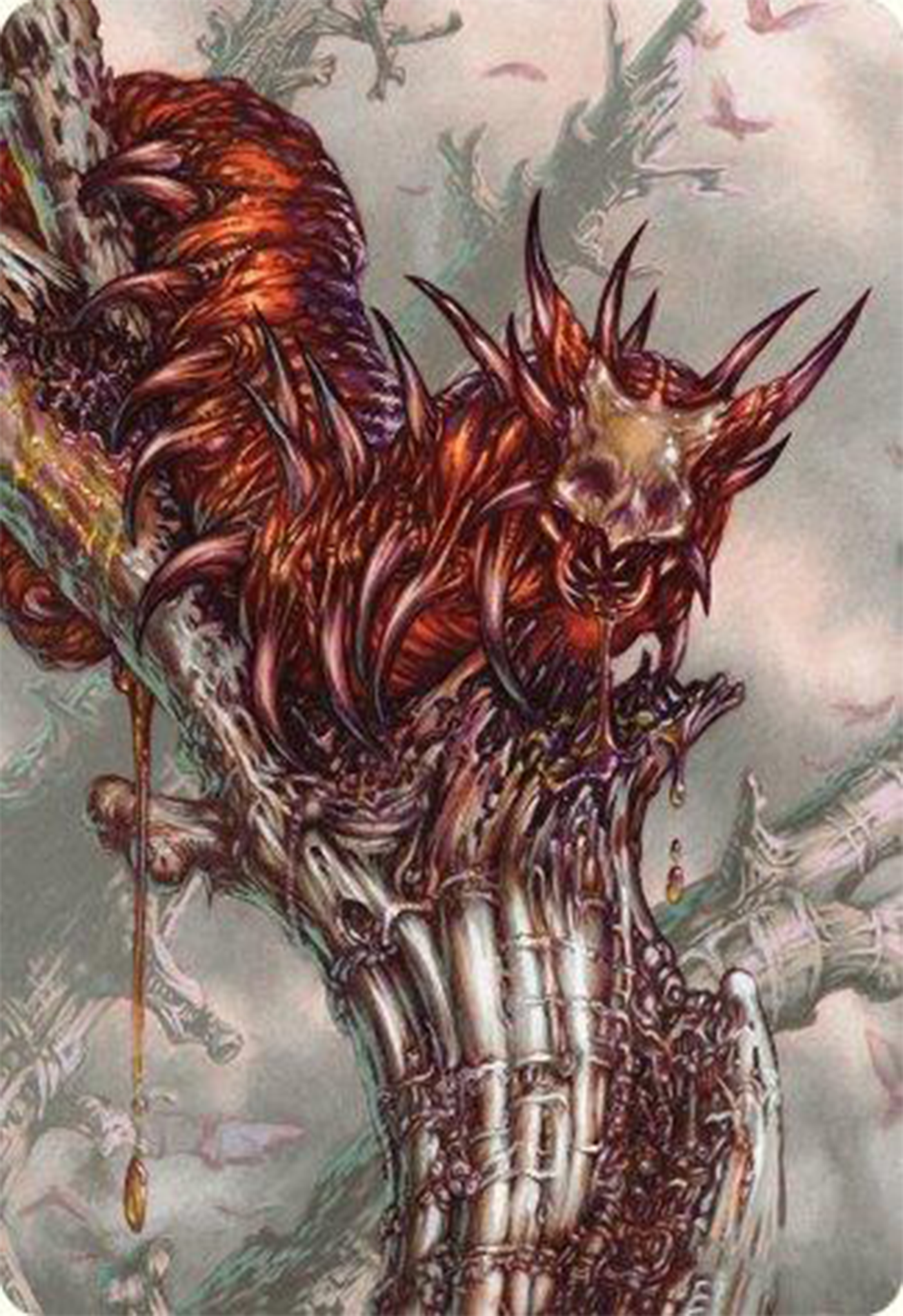 Grist, Voracious Larva Art Card [Modern Horizons 3 Art Series] | Webway Games