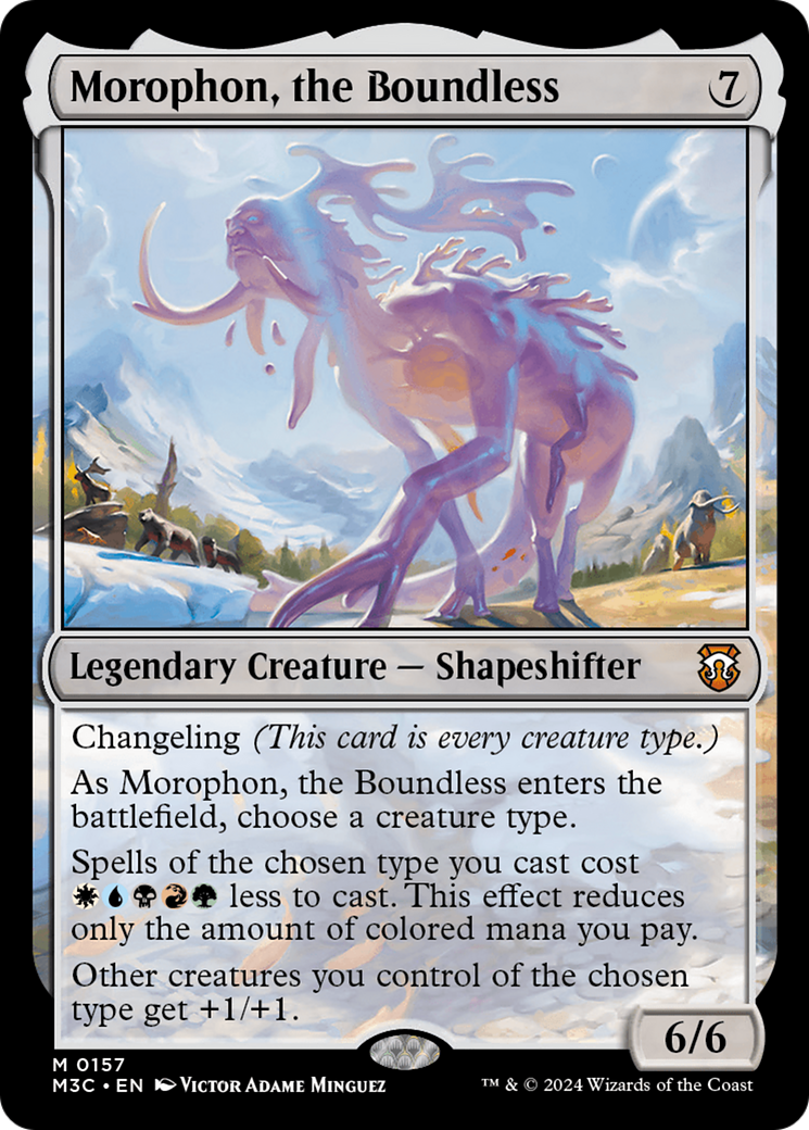 Morophon, the Boundless (Ripple Foil) [Modern Horizons 3 Commander] | Webway Games