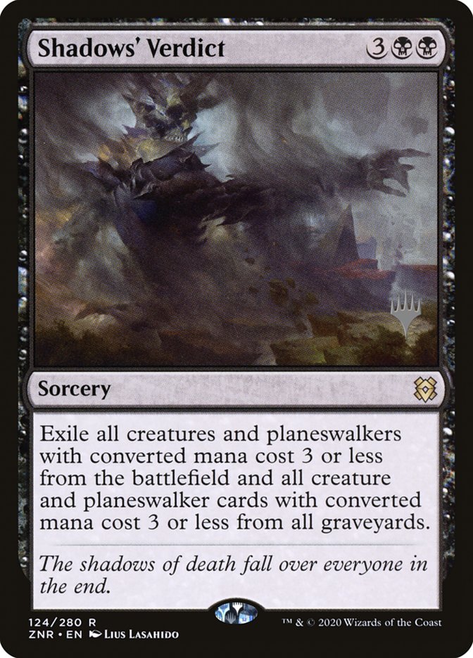 Shadows' Verdict (Promo Pack) [Zendikar Rising Promos] | Webway Games