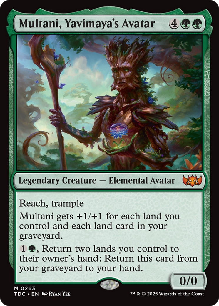 Multani, Yavimaya's Avatar [Tarkir: Dragonstorm Commander] | Webway Games