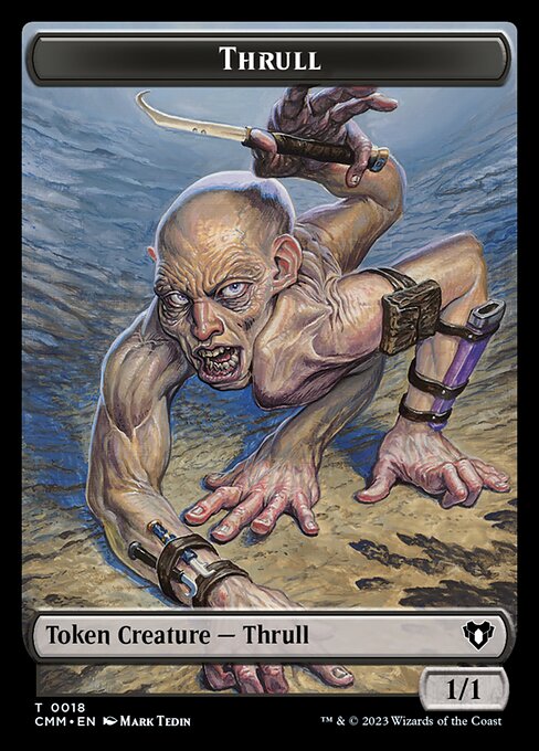 Servo // Thrull Double-Sided Token [Commander Masters Tokens] | Webway Games