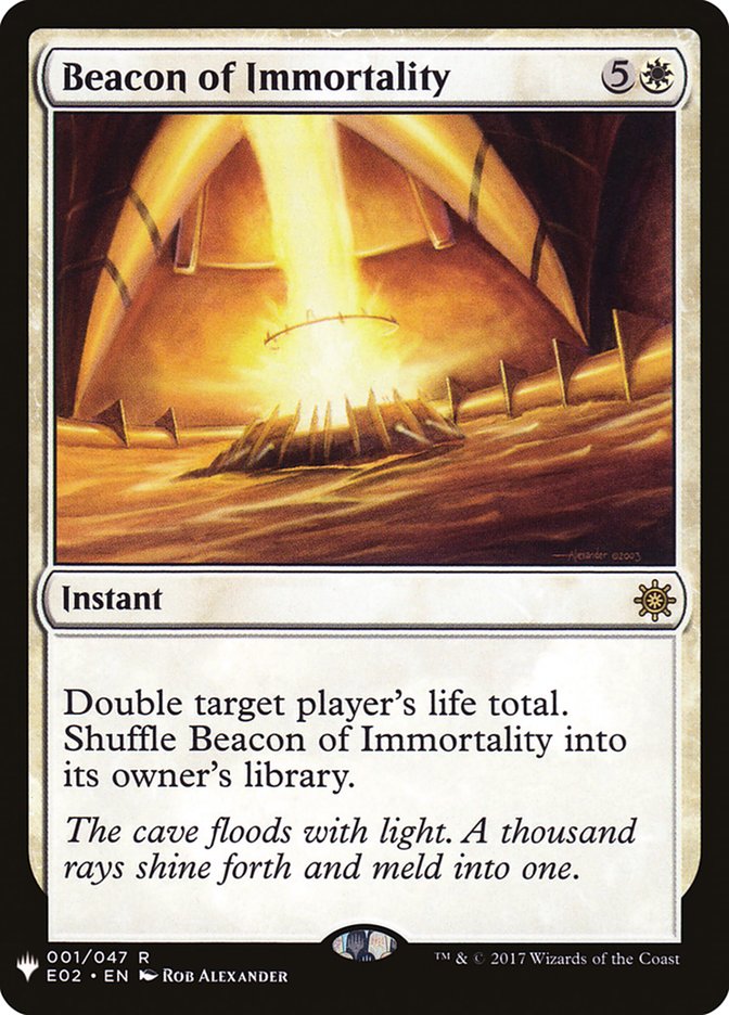 Beacon of Immortality [Mystery Booster] | Webway Games