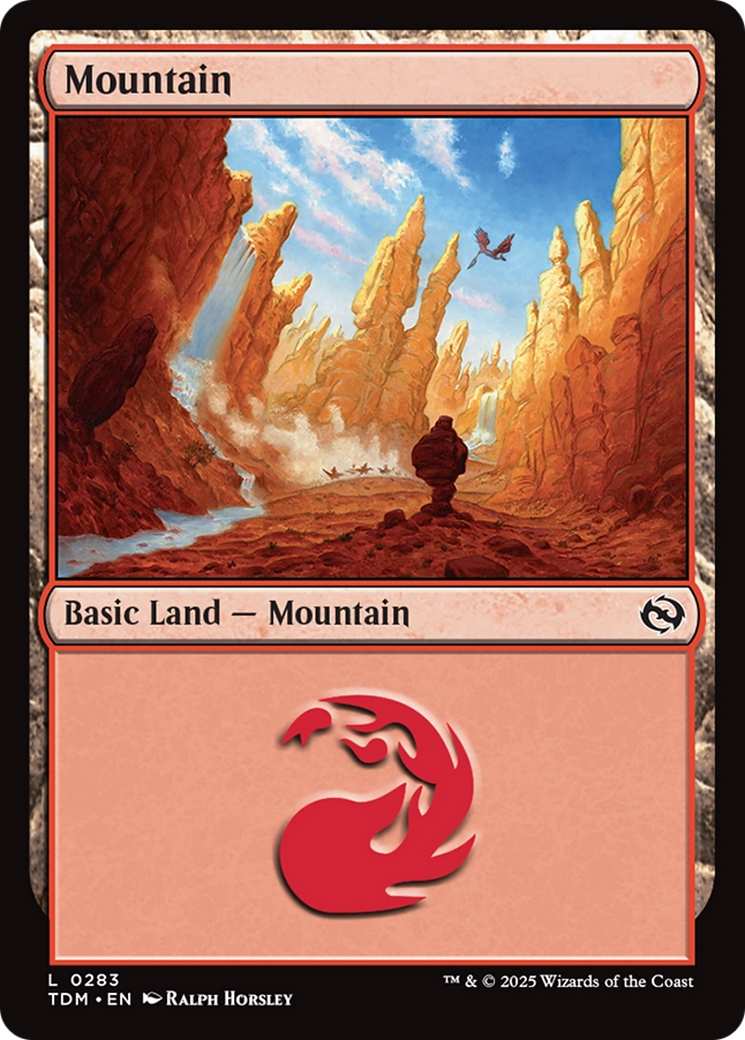 Mountain (0283) [Tarkir: Dragonstorm] | Webway Games