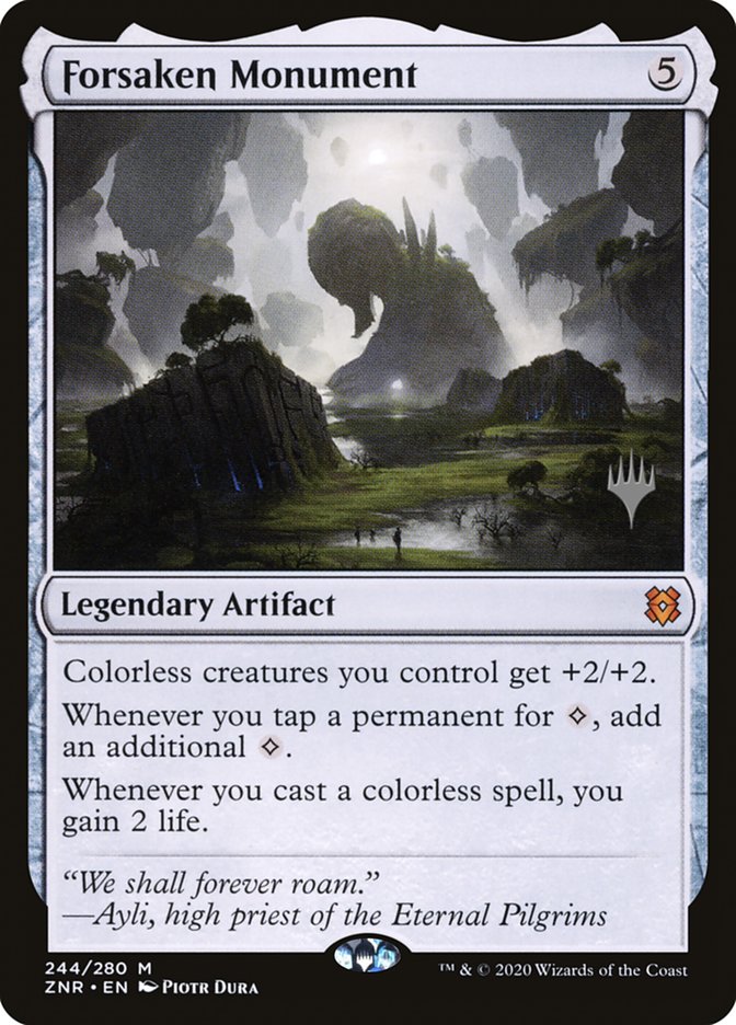 Forsaken Monument (Promo Pack) [Zendikar Rising Promos] | Webway Games