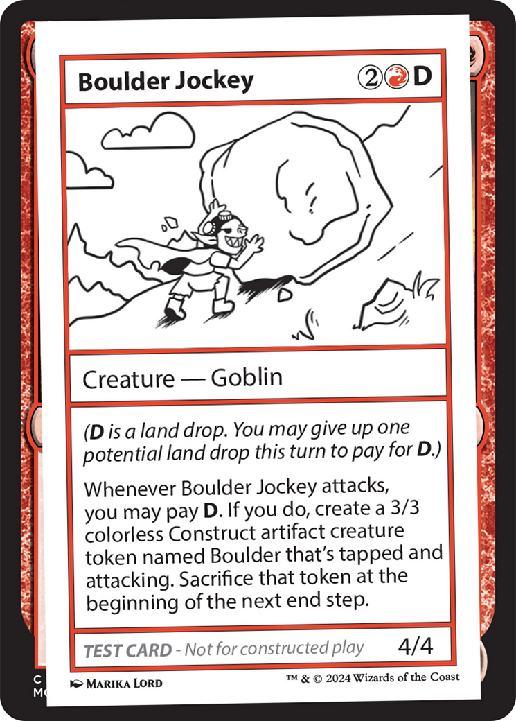 Boulder Jockey [Mystery Booster 2 Playtest Cards] | Webway Games