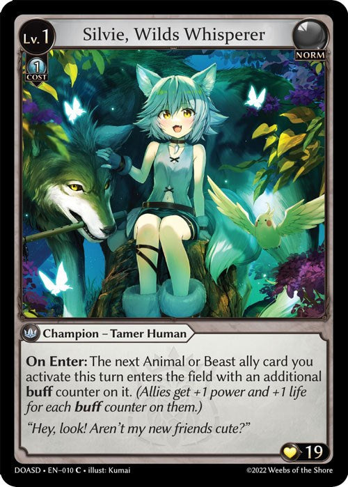 Silvie, Wilds Whisperer (010) [Dawn of Ashes: Starter Decks] | Webway Games