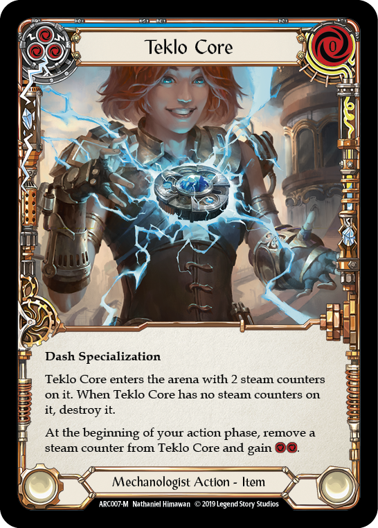 Teklo Core [ARC007-M] (Arcane Rising)  1st Edition Rainbow Foil | Webway Games