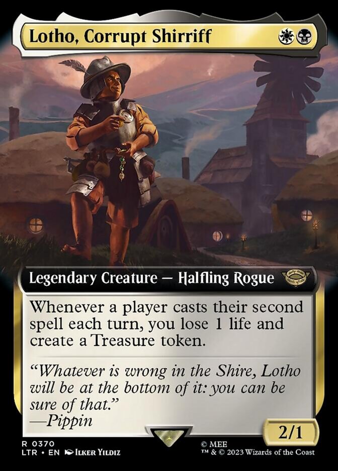 Lotho, Corrupt Shirriff (Extended Art) [The Lord of the Rings: Tales of Middle-Earth] | Webway Games