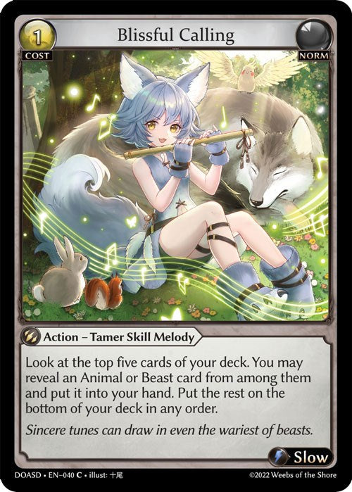 Blissful Calling (040) [Dawn of Ashes: Starter Decks] | Webway Games