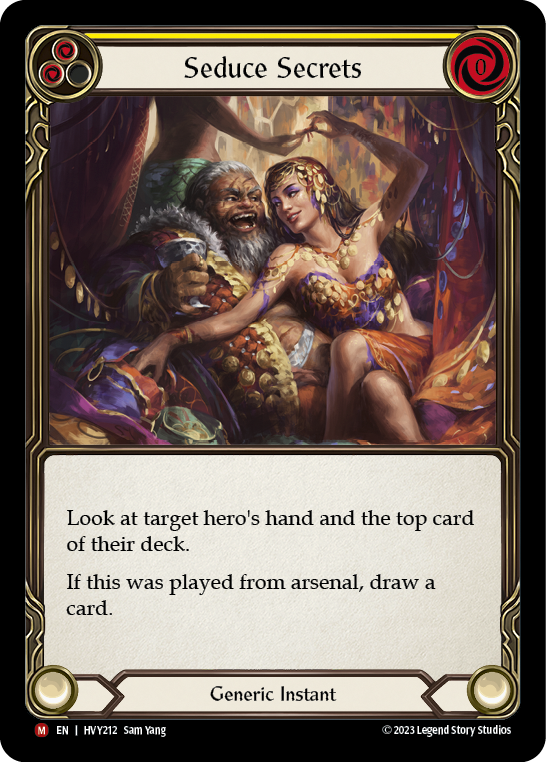 Seduce Secrets [HVY212] (Heavy Hitters)  Rainbow Foil | Webway Games